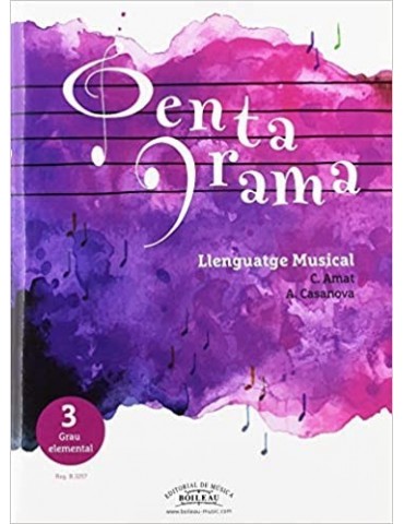 PENTAGRAMA. LLENGUATGE MUSICAL 3 grau elemental (ed. català)