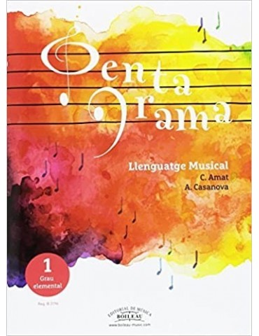 PENTAGRAMA. LLENGUATGE MUSICAL 1 grau elemental (ed. català)