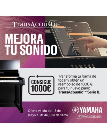 YAMAHA B-1 TC3 PE Piano TransAcoustic Negro Pulido