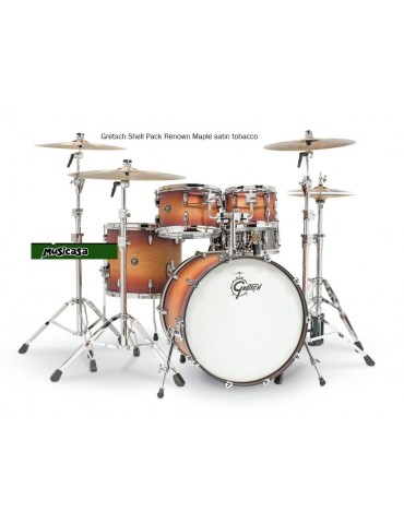 Gretsch Renown Maple set de bateria 10-12-16-22 satin tobacco burst