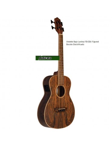 Lanikai FB-EBU Ukelele Bajo Figured Bocote Electrificado