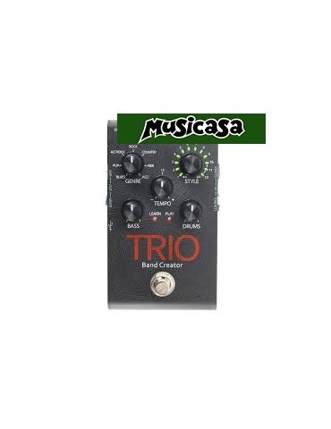 DIGITECH TRIO Band Creator PEDAL Genera bajos y ritmos automático