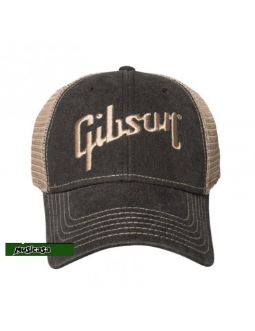 Gibson Charcoal Trucker Snapback GA-GRYC