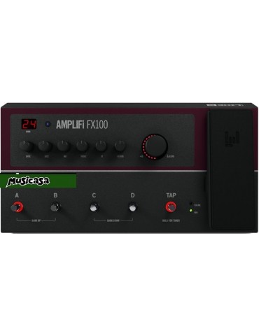 LINE 6 AMPLIFI FX100 PEDAL Pedalera simul amplis, efectos, pantallas