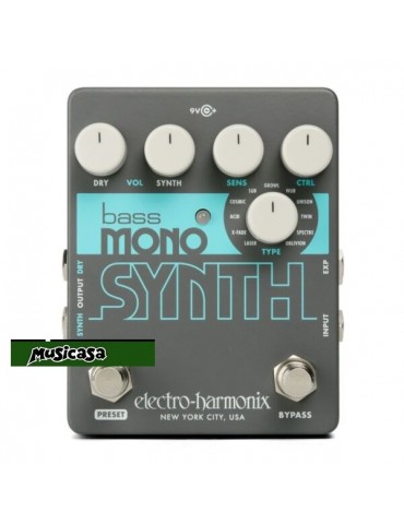 ELECTRO-HARMONIX BASS MONO SYNTH transforma BAJO sintetizador