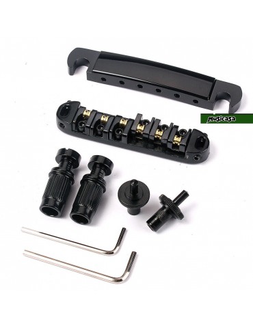 GIBSON PBBR-070 TUNE-O-MATIC BRIDGE w/full assembly  BLACK