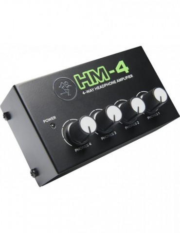 MACKIE HM-4  HEADPHONE AMP Amplificador de auriculares4 canales