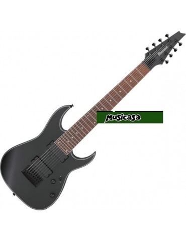 IBANEZ RG8EX-BKF ELECTRIC GUITAR 8-STRING BLACK FLAT