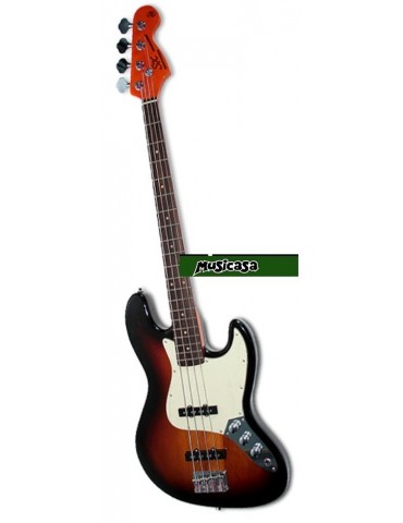 SX SJB-62-3TS BASS 4-STRING JAZZIE Bass Bajo 4.cuerdas 3T-SUNBURST