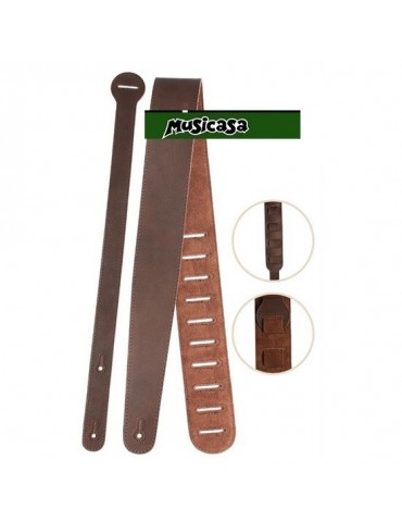 WING STRAP WS-281 LEATHER STRAP BROWN CORREA DE PIEL P&P STRAP