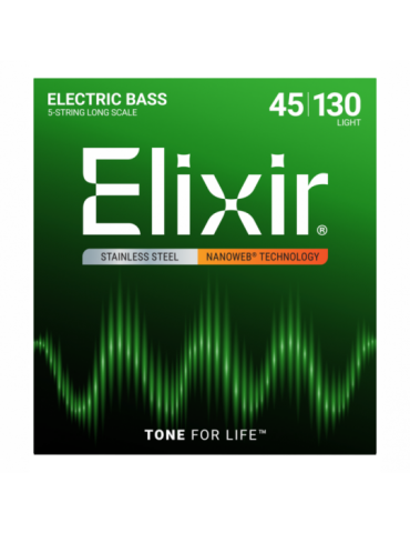 Juego 5 Cuerdas Bajo Elixir...
