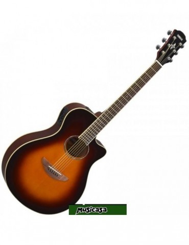 YAMAHA APX-600 OVS SUNBURST ELECTRO ACOUSTIC GUITAR