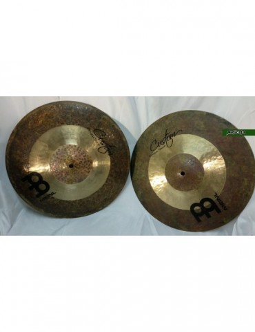 MEINL CUSTOMSHOP 14″ EXCLUSIVE DARK HI HAT PAIR 14004 ONE OF A KIND