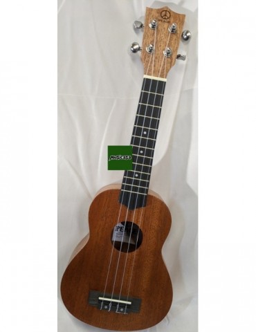 PEACE UKE 2104 SOPRANO 21inch ukulele mahogany SIN PASTILLA BASIC