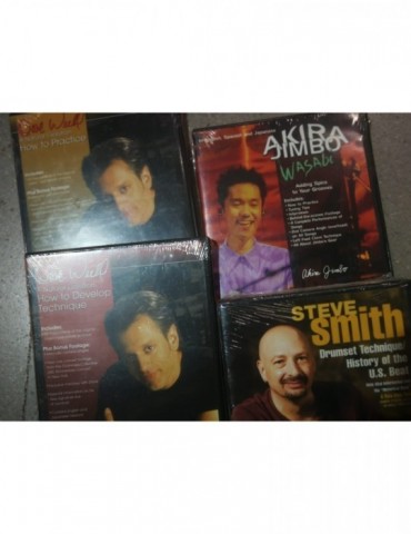 DVD SET VARIADO DE TÉCNICA DE PERCUSION