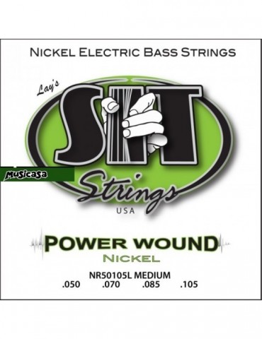 SIT Powerwound NR50105L BASS 4-STRING SET 050-105 Juego Cuerdas Bajo