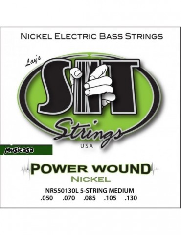 SIT Powerwound NR550130L BASS 5-STRING SET 050-130 Juego 5 Cuerdas Bajo