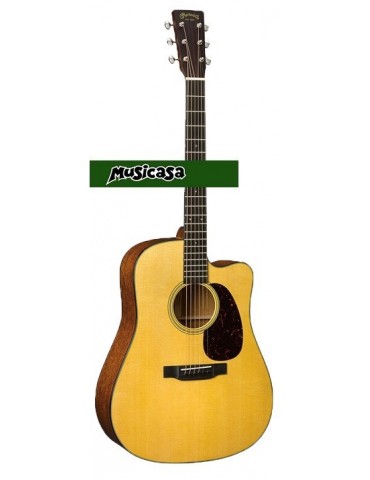 CF MARTIN DREADNOUGHT 18 STANDARD ELECTRO ACUSTICA CUTWAY Abeto Sitka Caoba