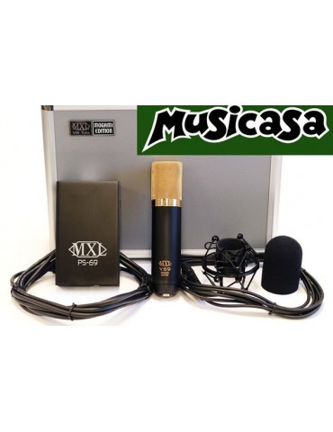 MXL V69 MEDT STUDIO TUBE MIC Large-capsule MOGAMI Micro estudio