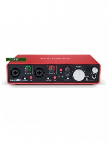 FOCUSRITE SCARLETT 2i4 MK2 USB 2.0 Audio Interface 24 Bit/96 kHz MIDI