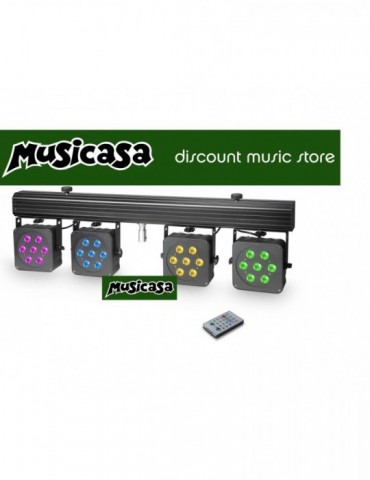 CAMEO Multi PAR 3  Set proyectores LED 4colores 28 x 8 W  Estuche