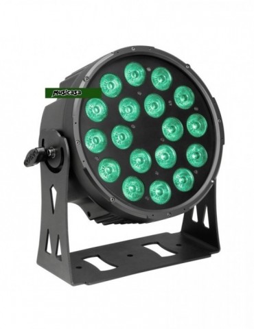 CAMEO FLAT PRO 18 - Foco PAR LED RGBWA plano 18 x 10 W con Carcasa negra