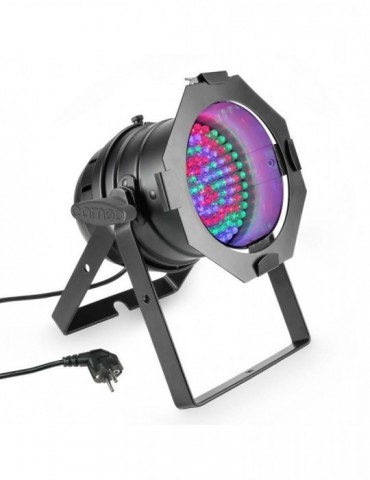 CAMEO PAR 56 CAN RGB 10 BS - Foco PAR LED RGB 108 x 10 mm con Carcasa negra