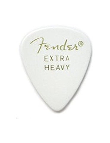 FENDER 351 SHAPE WHITE EXTRA HEAVY PUA GUITARRA