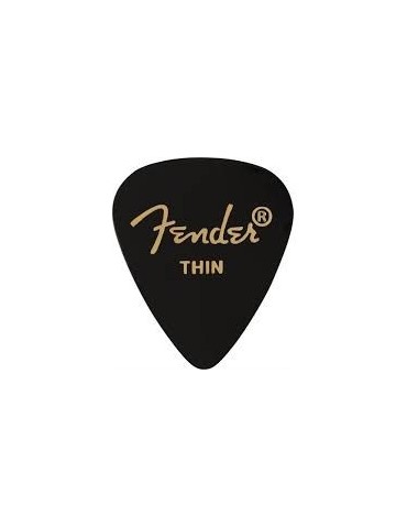 FENDER 351 SHAPE BLACK THIN PUA GUITARRA