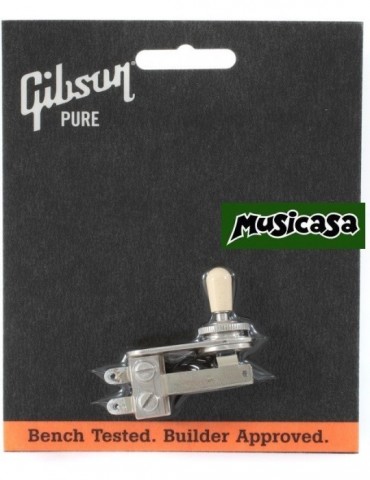 GIBSON PSTS-010 Toggle Switch L-Type w/ Cream Switch Cap Conmutador 3