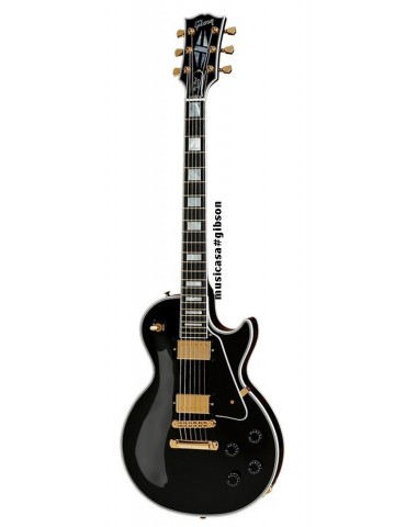 GIBSON LES PAUL CUSTOM LP LPCEBGH1 Guitarra Lespaul EBONY GOLD H