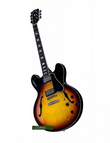 GIBSON ES-335 DOT REISSUE Guitarra Electrica.de.caja ESDP15SBNH1