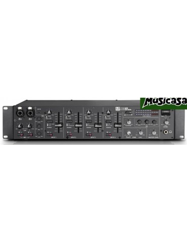 LDSYSTEMS ZONE 423 MIXER Mezclador de 2 zonas, formato 19" 2 U