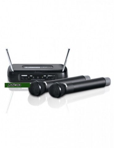 LDSYSTEMS ECO 2X2 HHD 1 B 6 - Sistema inalámbrico con 2 Micrófonos de Mano dinámicos