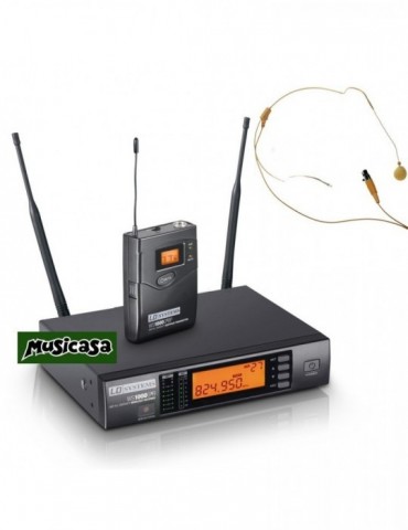 LDSYSTEMS WS 1000 G2 BPHH - Sistema inalámbrico con petaca y micrófono de diadema color carne