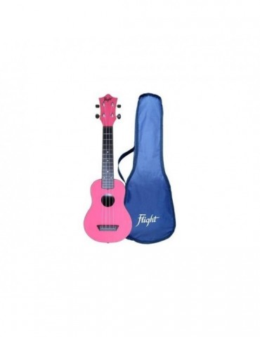 Ukelele Soprano Flight TUS-35PK Travel Rosa