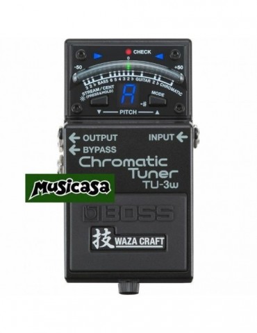 BOSS TU-3W TUNER PEDAL CHROMATIC Waza Craft