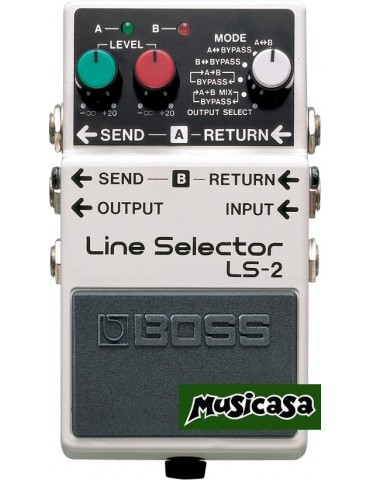 BOSS LS2 Line Selector PEDAL Selector de linea