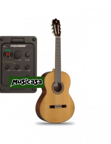 ALHAMBRA 3C E-2 GUITARRA CLASICA Tapa Maciza Cedro. Previo Fishman Prefix Pro-Blend