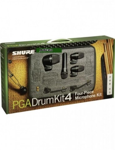 SHURE PGADRUMKIT4 PACK MICRO BATERIA PERCUSION