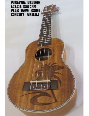 PURAVIDA UKULELE NX024Q PALM WAVE MODEL ACACIA Concert ukelele