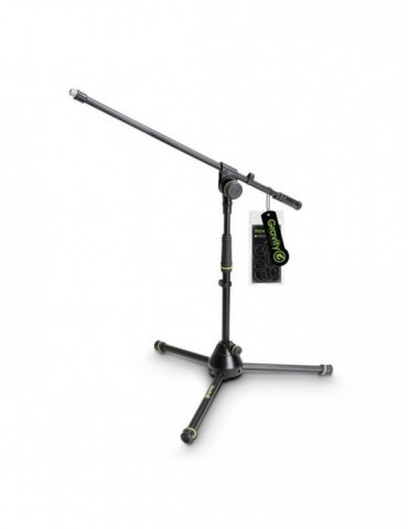 GRAVITY MS 4211B MIC STAND - Pie de microfono corto con tri­pode y brazo jirafa de 1 punto de ajuste