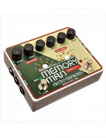 ELECTRO-HARMONIX DELUXE MEMORY MAN W/TAP TEMPO 550mS  Analog Delay, pedal