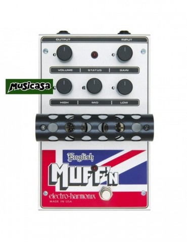 ELECTRO-HARMONIX ENGLISH MUFF'N Tube Distortion Preamp  12AC-1000 PSU included