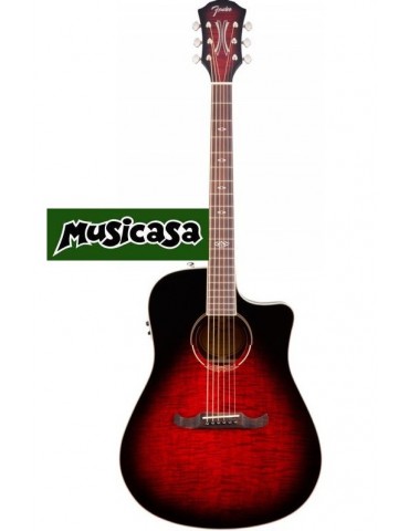 FENDER T-Bucket 300-CE Guitar  Trans Cherry Burst