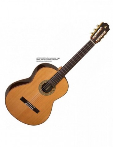 ADMIRA A10 Guitarra clasica, Tapa cedro macizo, cuerpo palosanto