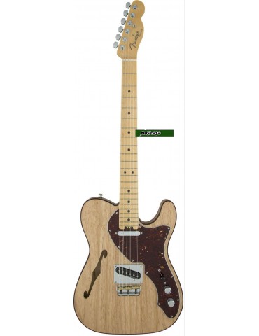 FENDER TELECASTER AMERICAN ELITE THINLINE MN NATURAL Guitar Incl Case