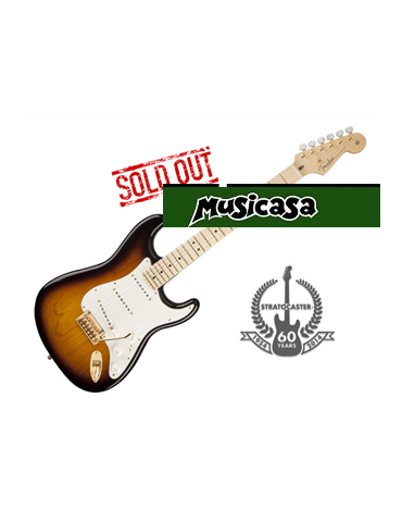 FENDER STRAT 60TH ANNIVERSARY AMERICAN COMM MN 2TS CASE 0170182703