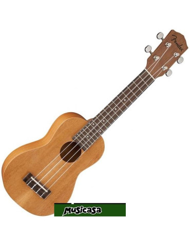 FENDER UKULELE Piha'ea Soprano Ukulele PLAIN MAHAGONY