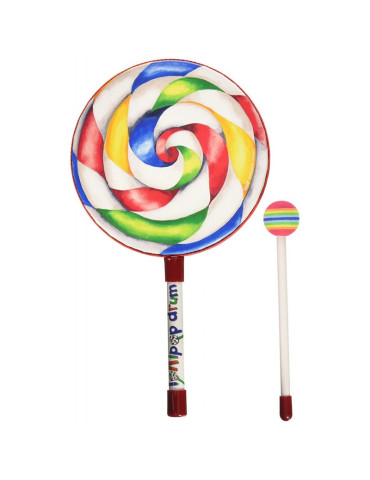 PANDERO TAMBOR PIRULETA TIPO PALETA